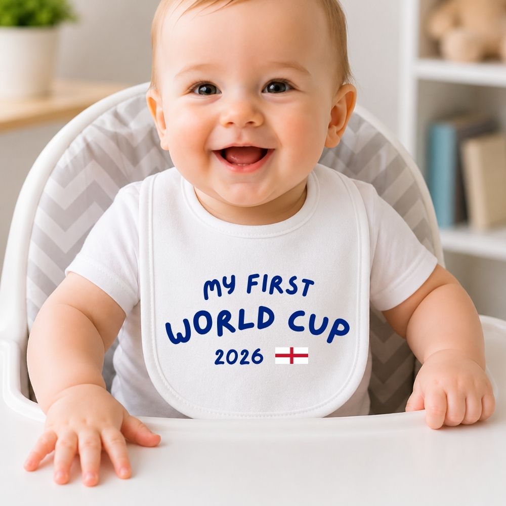 England Kit My First World Cup Baby Bib