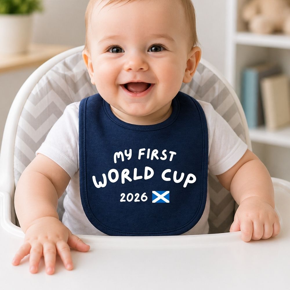 Scotland Kit My First World Cup Baby Bib