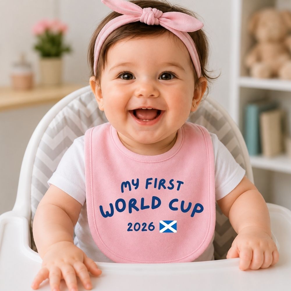 Scotland Kit My First World Cup Baby Bib