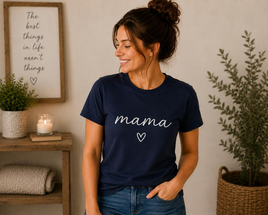 Mama & Little Love T-Shirts Family Matching Tops