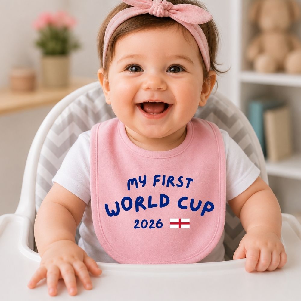 England Kit My First World Cup Baby Bib