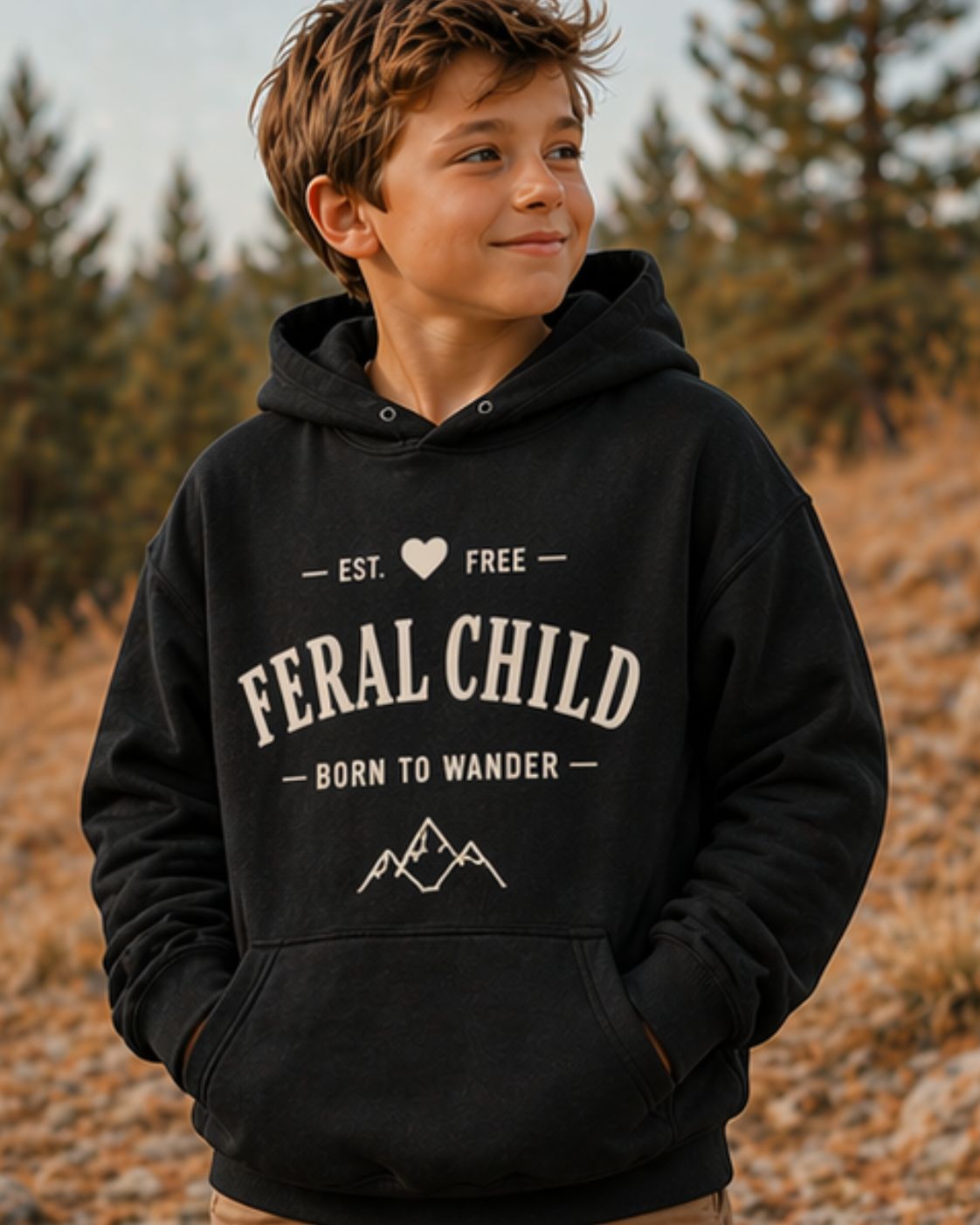 Feral Child Graphic Hoodie