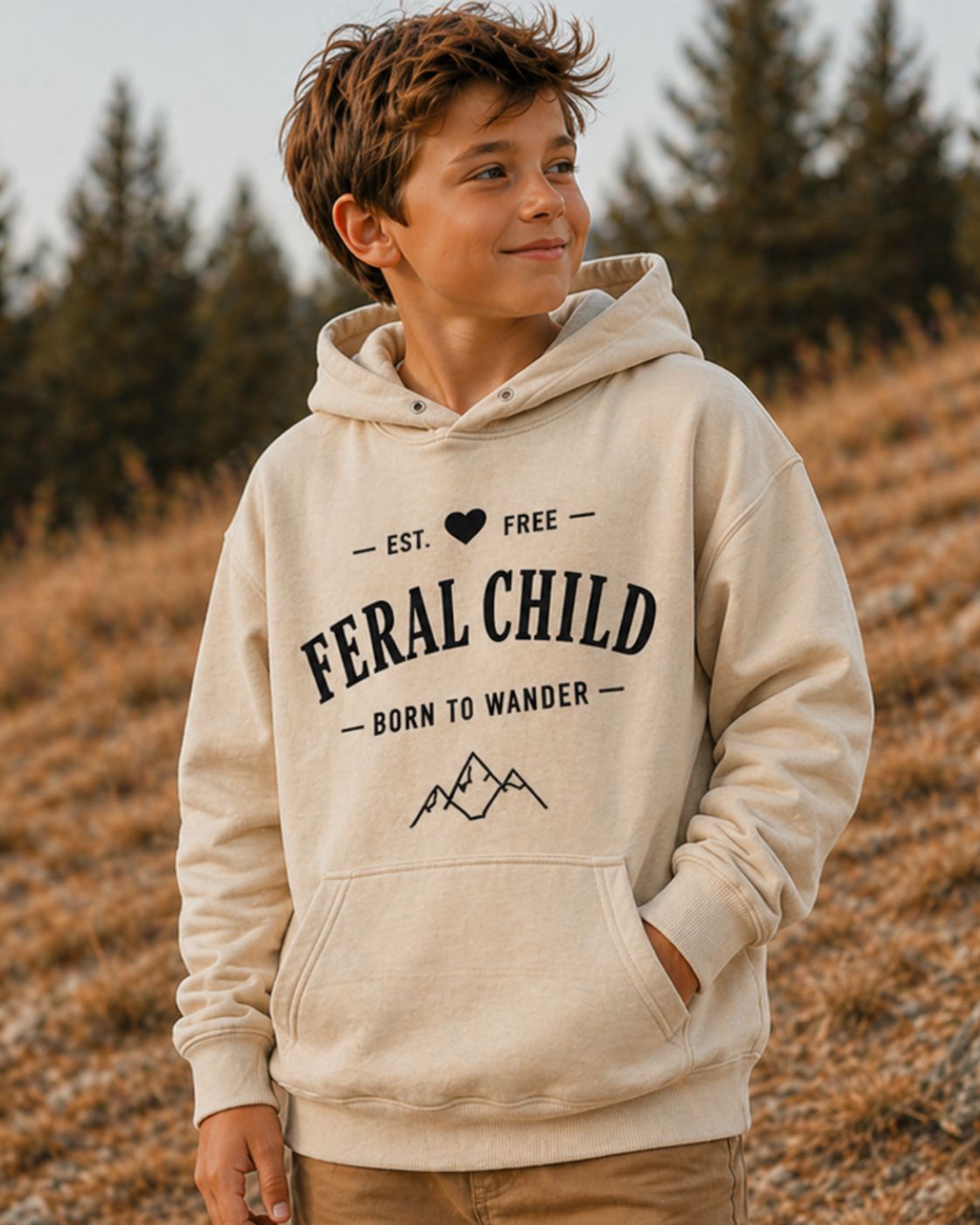 Feral Child Graphic Hoodie
