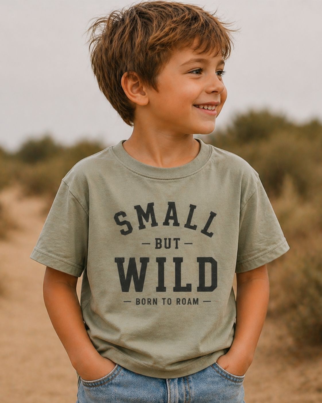 Small But Wild Kids Crew T-Shirt