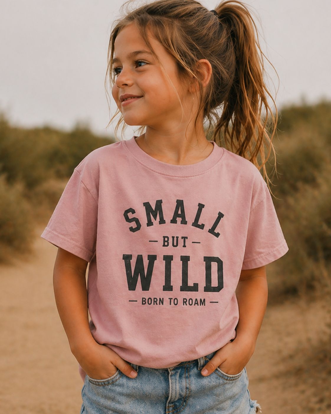 Small But Wild Kids Crew T-Shirt