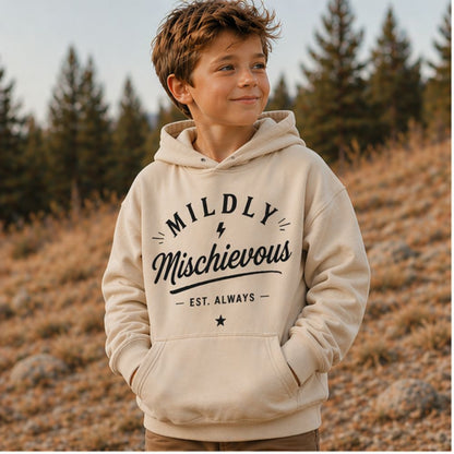 Mildly Mischievous Graphic Hoodie