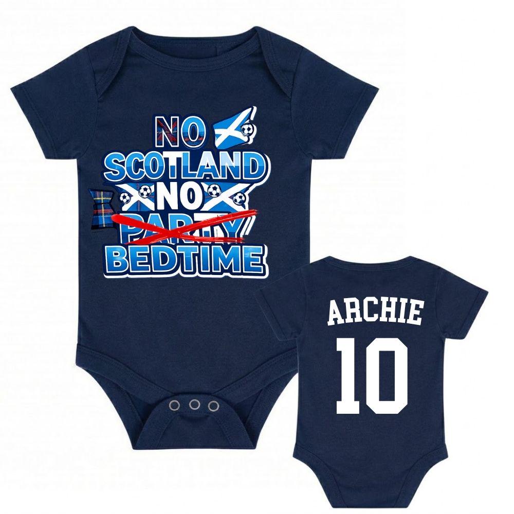 No Scotland No Bedtime World Cup Baby Bodysuit Football Vest