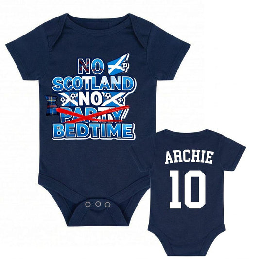 No Scotland No Bedtime World Cup Baby Bodysuit Football Vest