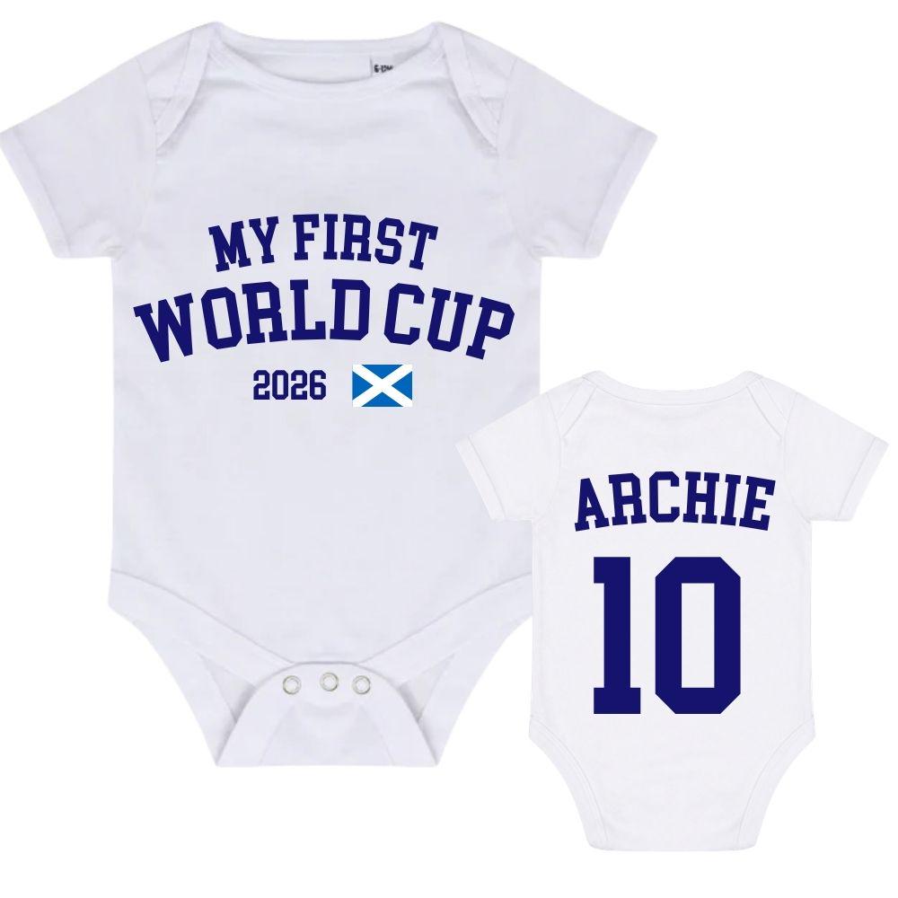 Scotland My First World Cup Baby Bodysuit Vest