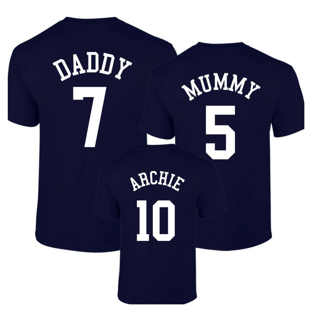 Personalised Scotland Stadium T-Shirts Navy