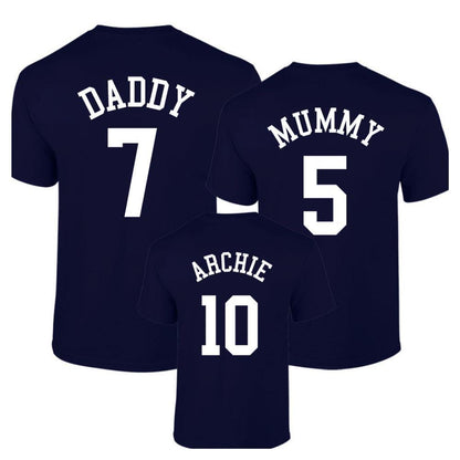 Personalised Scotland Stadium T-Shirts Navy