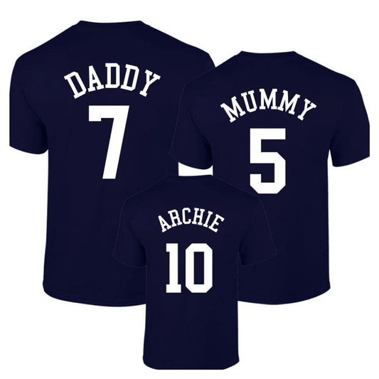 Personalised Scotland Stadium T-Shirts Navy
