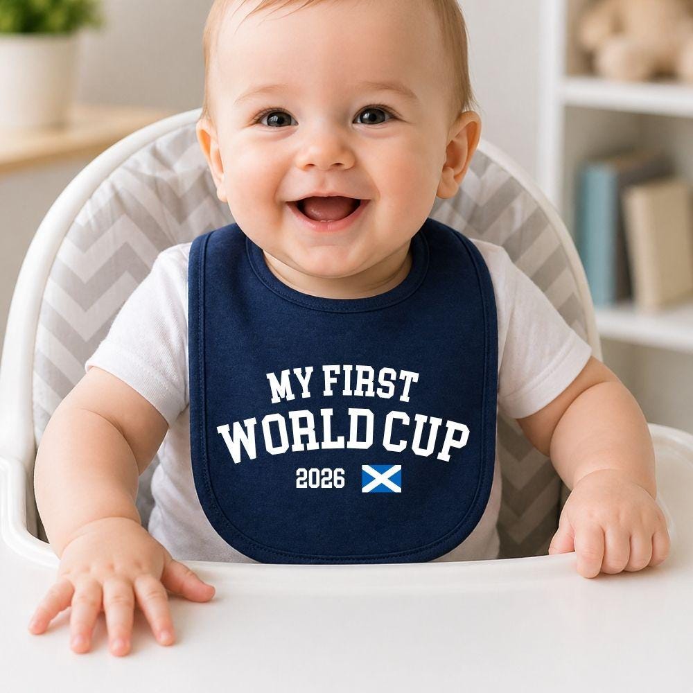 Scotland My First World Cup Baby Bib