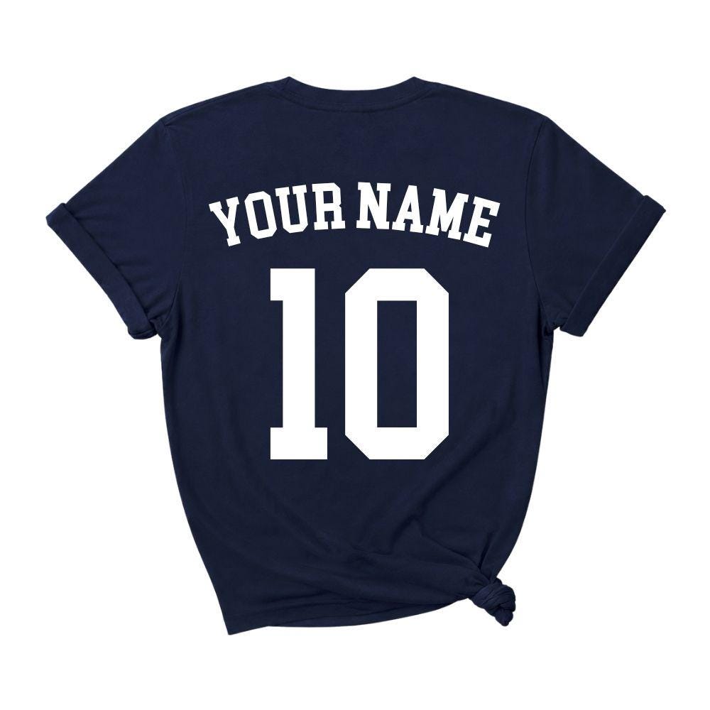 Scotland Stadium Personalised T-Shirt World Cup Adults and Kids Sizes Navy