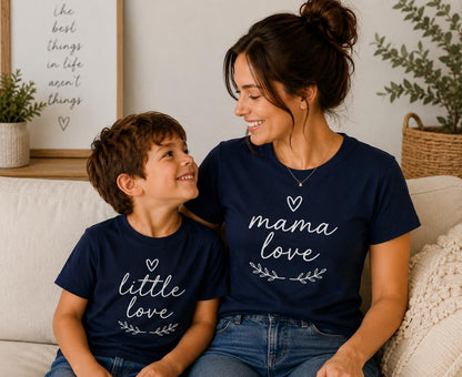 Mama & Little Love T-Shirts Family Matching Tops