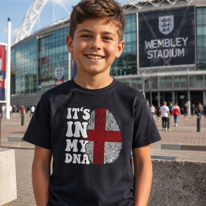 England In My DNA Personalised Shirts | World Cup 2026 | Custom Name | Adults & Kids Tee