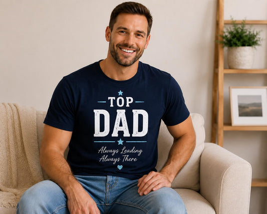 Top Dad, Top Son, Top Girl Matching T- Shirts