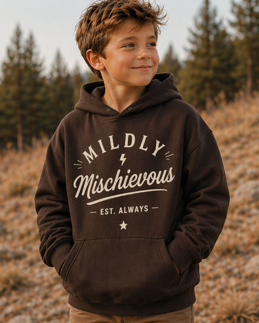 Mildly Mischievous Graphic Hoodie
